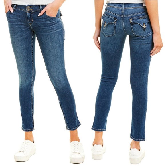 HUDSON Collin Crop Stretchy Skinny Bastille Jeans - Picture 3 of 11